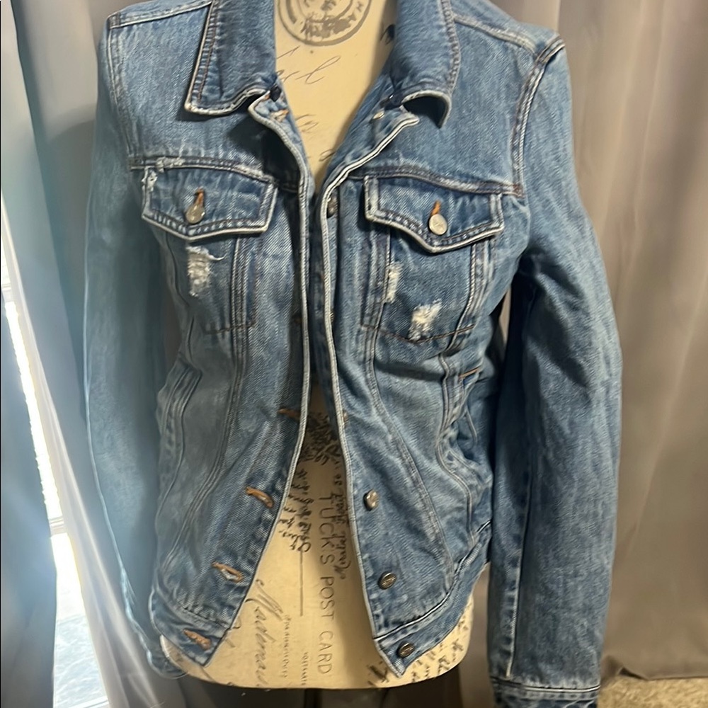 UGG Blue Jean Jacket Cropped Casual